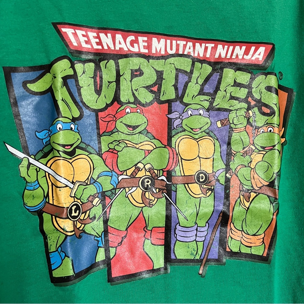 Nickelodeon TMNT Green and Gray Sweatshirt set and t-shirt - Picture 8 of 10
